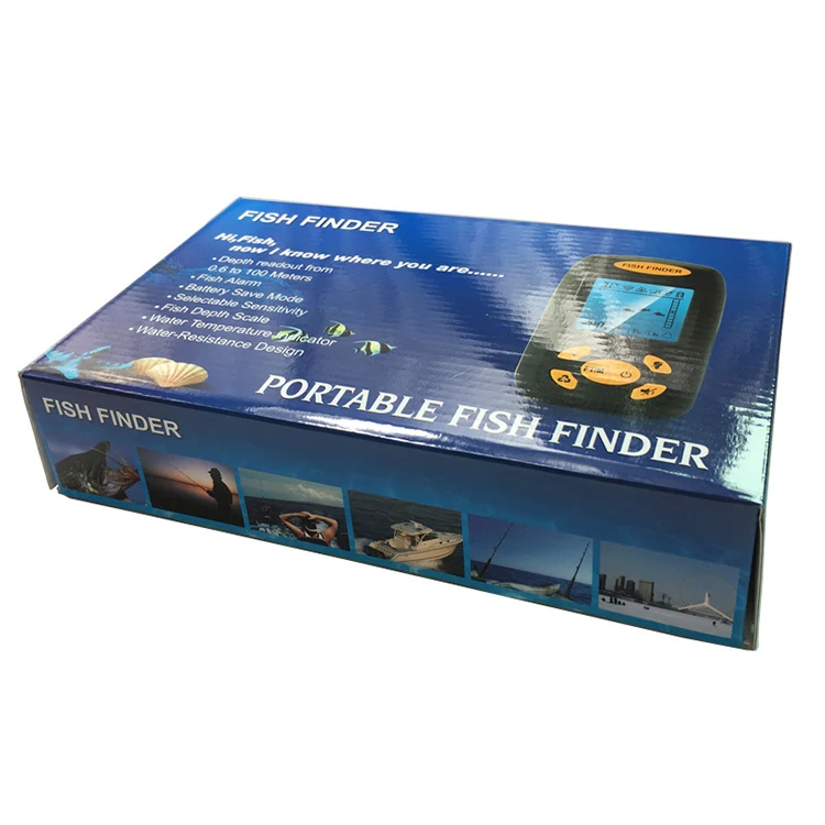 
hot selling wireless LCD portable fishfinder Ultrasonic detector sonar sensor transducer Sonar Fish Finder 