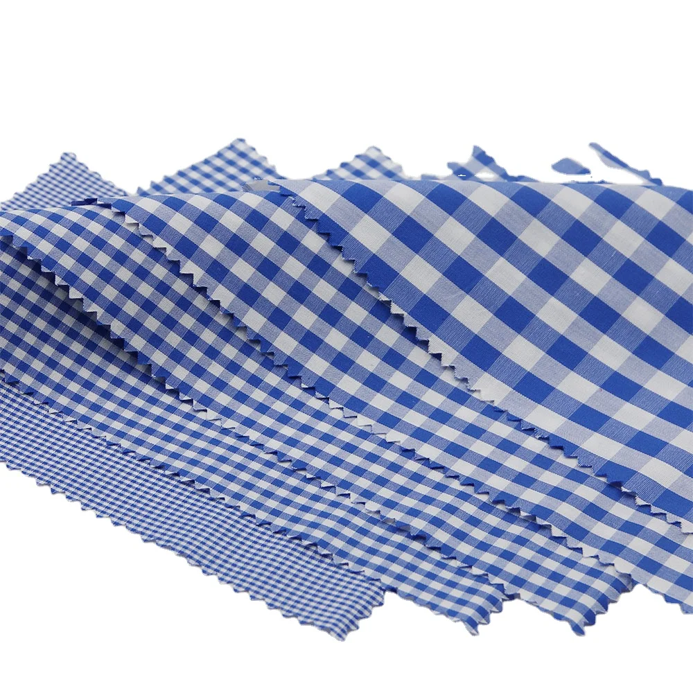 Ready Stock 50s Combed Cotton Yarn Dyed Shirt Fabric