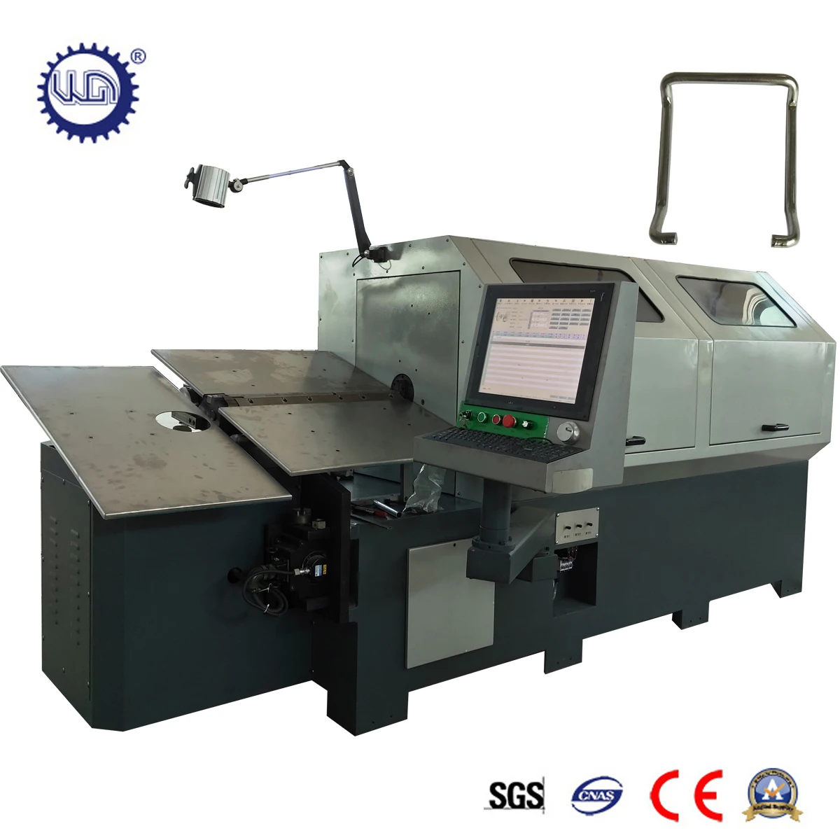 
8 Axes 3D CNC Stainless Steel Metal Wire Bending Machine Made in Dongguan China 