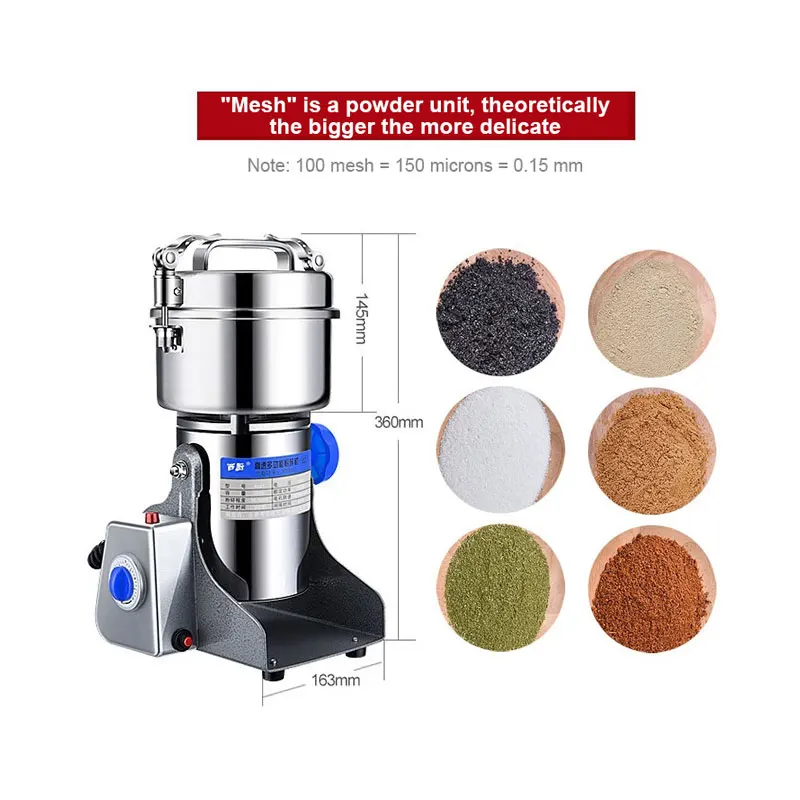 220V/110V 800G Coffee Grinder Grain Spice Electric Coffee Grinder  Dry food Grinder