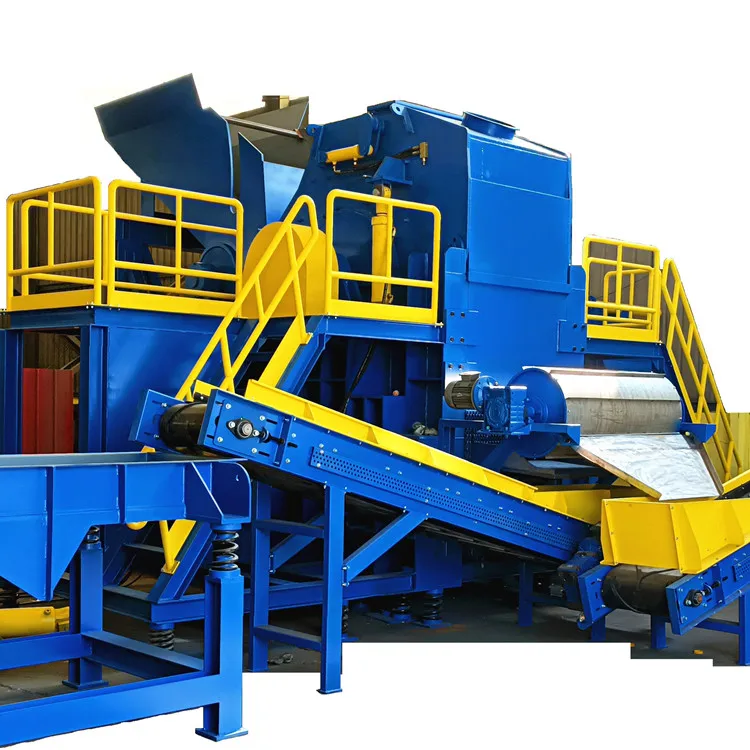 Waste Motor And Whole Car Body Engine Car wheel Bicycle and oil paint buckets  Nonferrous light steel Metal Shredder