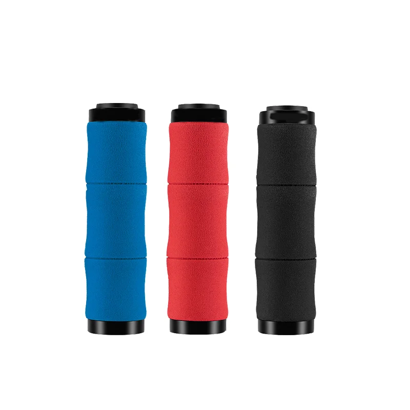 Factory supplier Accept customized Bamboo EVA double lock bicycle handlebar EVA handlebar Anti-skid reinforcement Bicycle grips