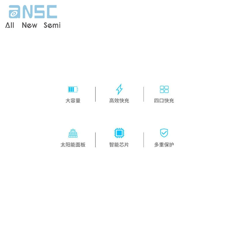 2024 Top selling New Three proof Solar Power Bank 50000mAh Solar Mobile Power Bank Outdoor Large Capacity Quality Online