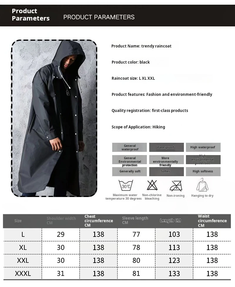 DD2716   Custom Logo Women Men Reusable Hooded Raincoat Waterproof Rain Cape Tourism Outdoor Rain Poncho Trench Coat Raincoats