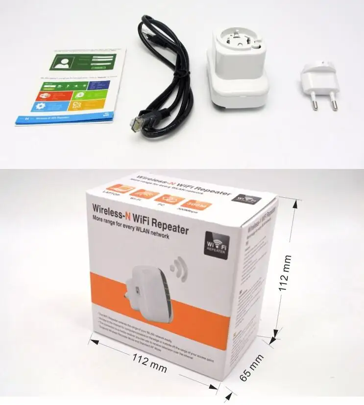 Wireless-N Wifi Repeater 802.11N/G/B Network Router Range 300Mbps Outdoors 300m Indoor 100m