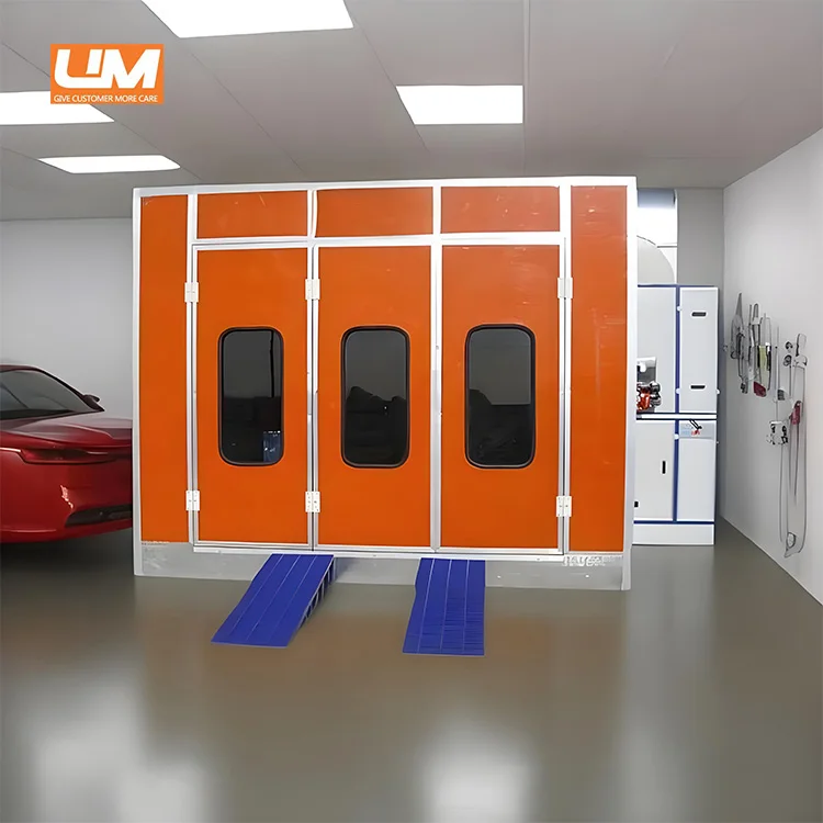 Garage Equipment Spray Booth Car Painting Camera Spraying Baking Oven Paint Cabin Downdraft Paint Booths Price