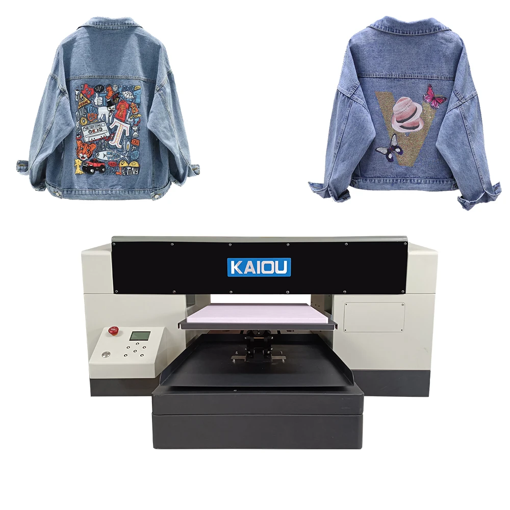 Direct to garment 40cm*50cm single platform customization tshirt  dtg printer printing machine with epson head
