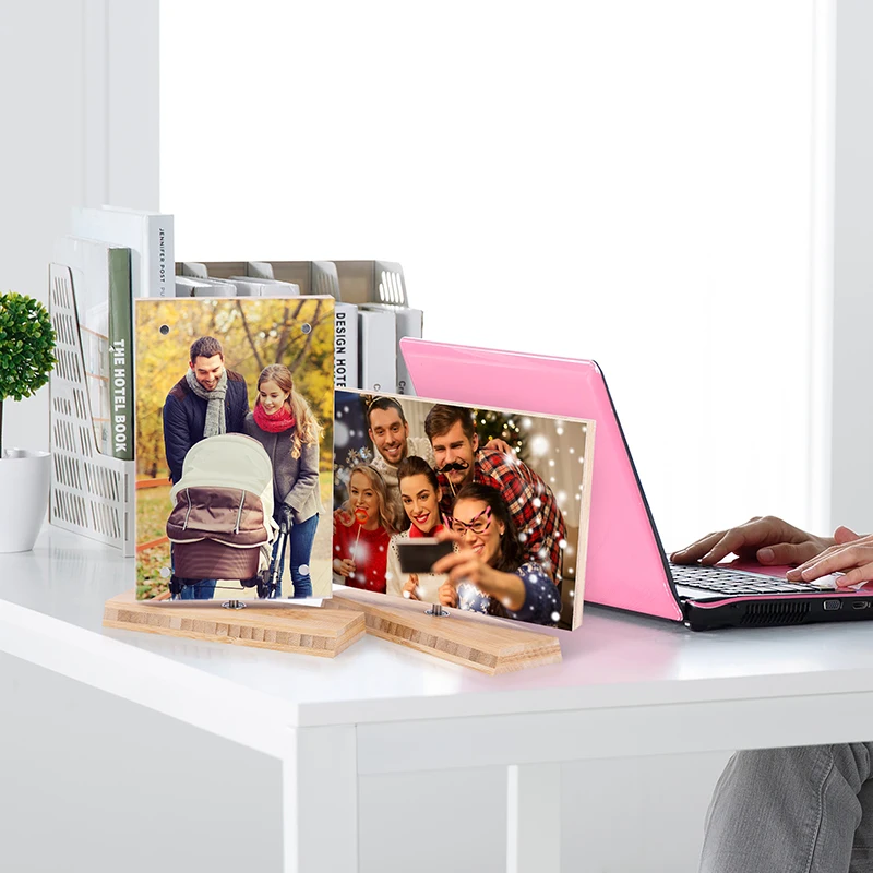 2022 Bamboo  Root Wood Frame New Style Photo Frame For Photo Bamboo Frame Home Decor Product