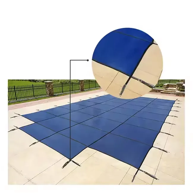 Wholesale Outdoor Solid Swimming Pool Cover Security Winter Pool Cover PP Mesh