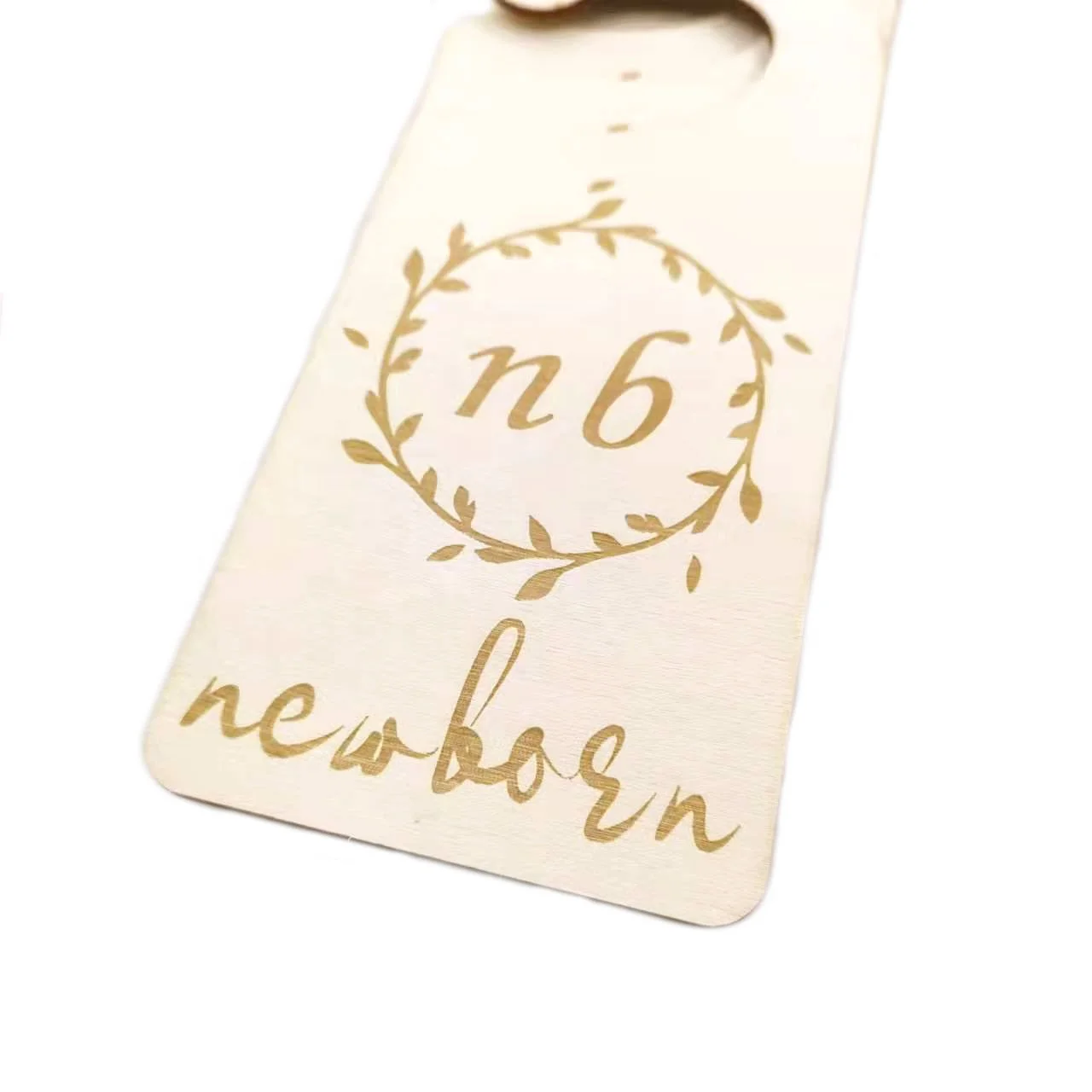 Factory wholesale 7pcs Decoration DIY Wooden Gift Baby Closet Divider Basswood Baby Closet Dividers