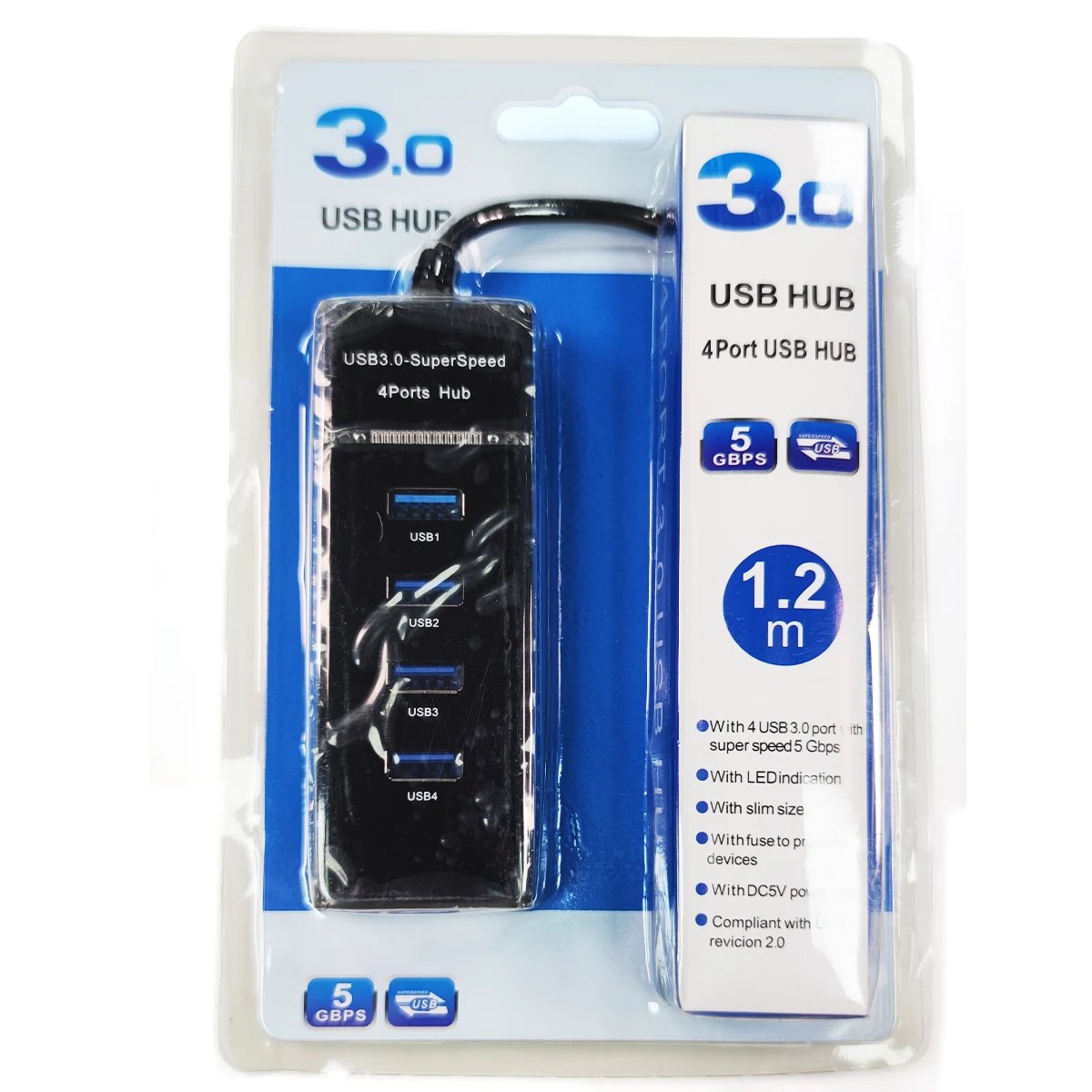 4 in 1 Ports Desktop Hub Splitter High Speed PC Usb3.0 4 Port Adapter Charging 4-port Docking Station 2.0 3.0 Usb Hubs in Desk