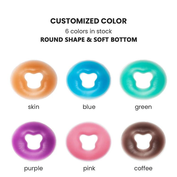 Factory price multi-functional durable soft easy-to-clean odorless office work pillow smooth all-soft mat massage face pillow