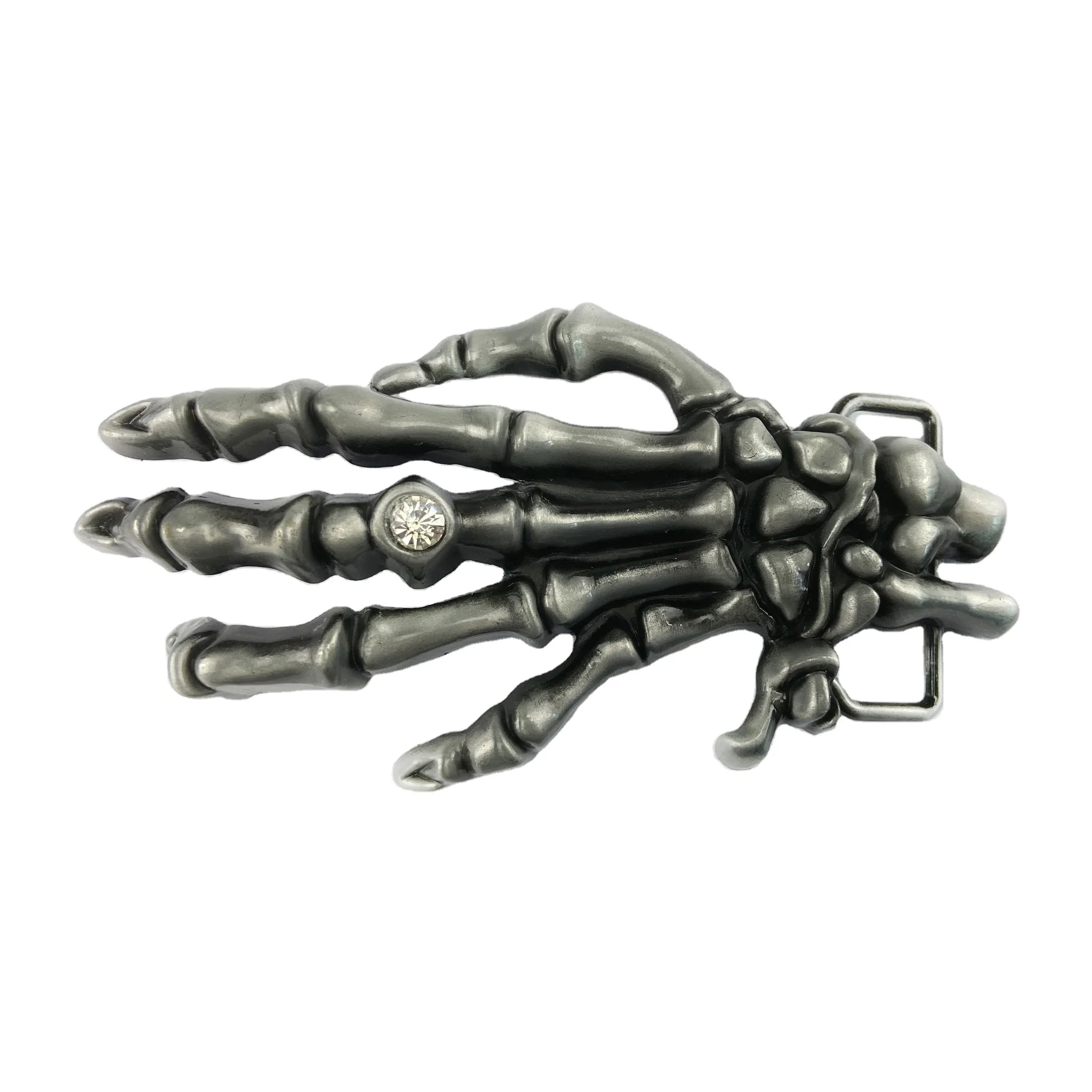 LANGMING завод 3D логотип роскошный Череп Пряжка из цинкового сплава и пластика для мужских кожаных ремней ковбоя ковбойская пряжка