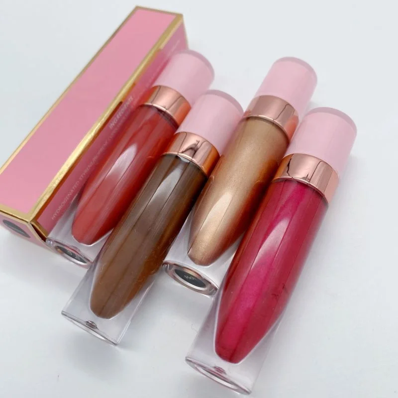 Mini Suitcase For Lipgloss Pink Tubes Lipgloss Vendor Wholesale Vegan Lipgloss Private Label