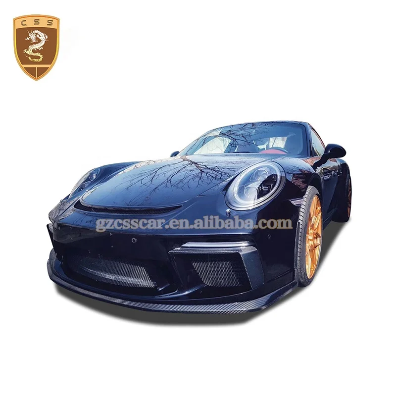 Автоаксессуары GT3 стильные автомобильные комплекты из углеродного волокна для 991 2 переднего бампера боковые юбки