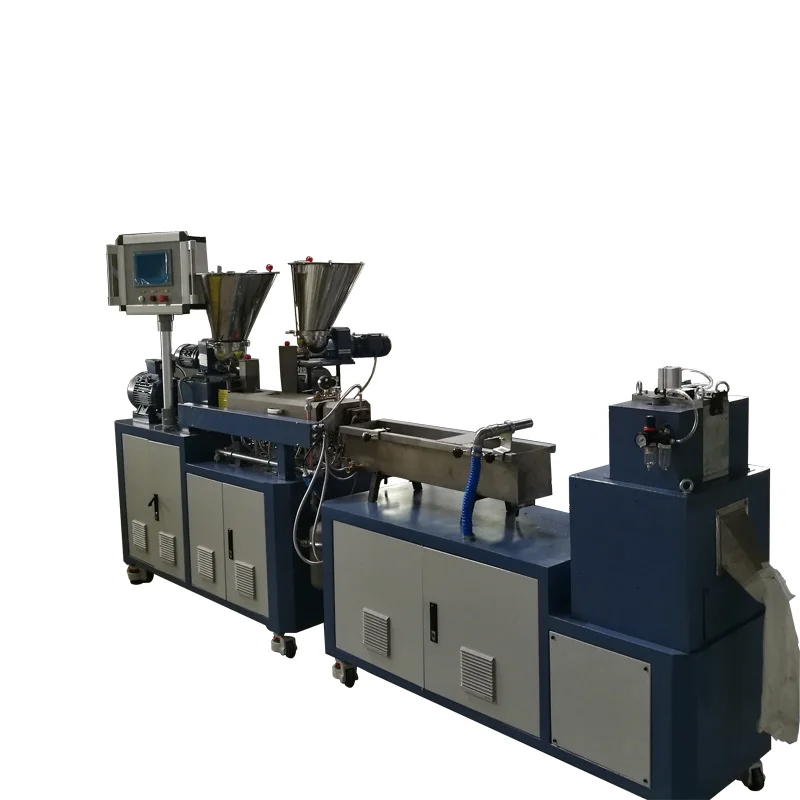 Совместное вращение мини/лабораторный двойной винтовой пластиковый лист экструдер для университета