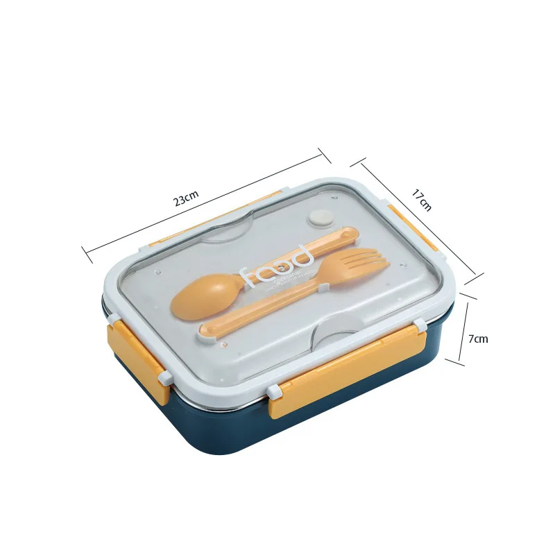 Food heating box kid tiffin lunch box bento box stainless steel leak proof food containers in bulk