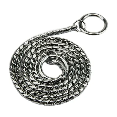 316L Titanium Strong Stainless Steel Chain Collar Dog Snake Chain Dog Chains  For Dogs