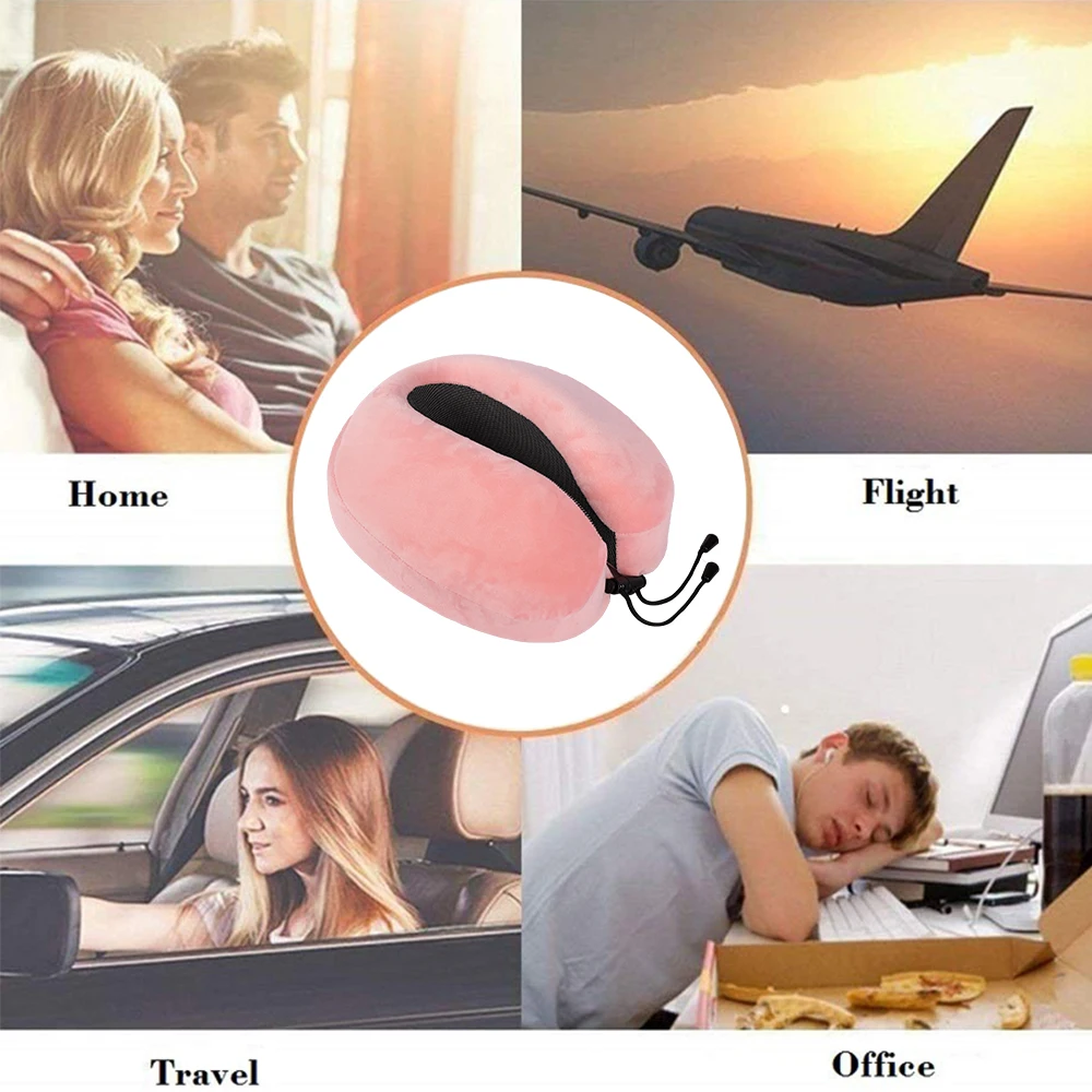 3-5 days Fast Shipping 2023 New Design Travel Neck Pillow with Storage Bag Multi-functional Memory Foam Neck Pillow