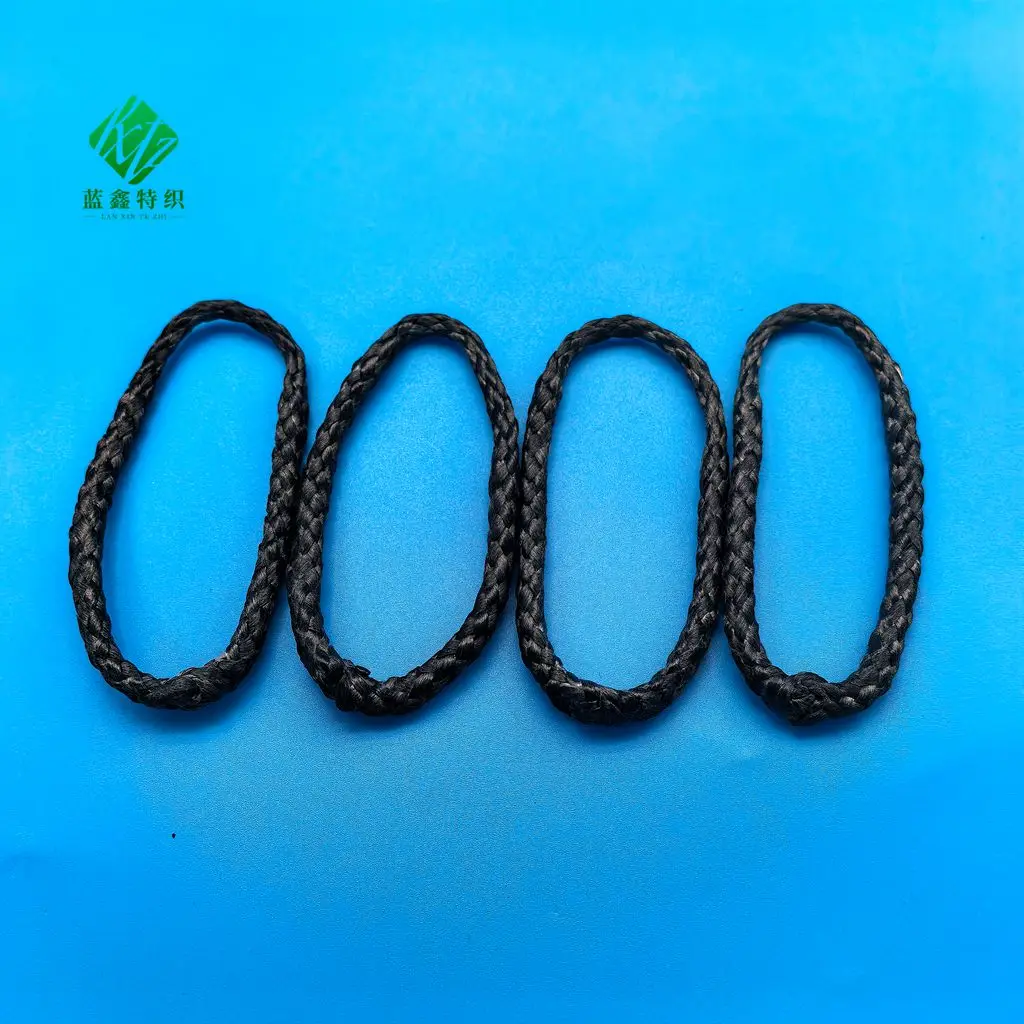 Durable Cord UHMWPE Rope With Loop for Sling UHMWPE Eye Splice Rope Custom Abrasion Resistant Insertion Continuous Loop Sewn