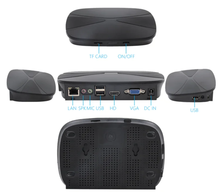 New PC Hot Zero Client PC RK3229 ARM A7 Processor Dual   New UI system RDP 10.6 support Screen broadcast Thin Client Computer