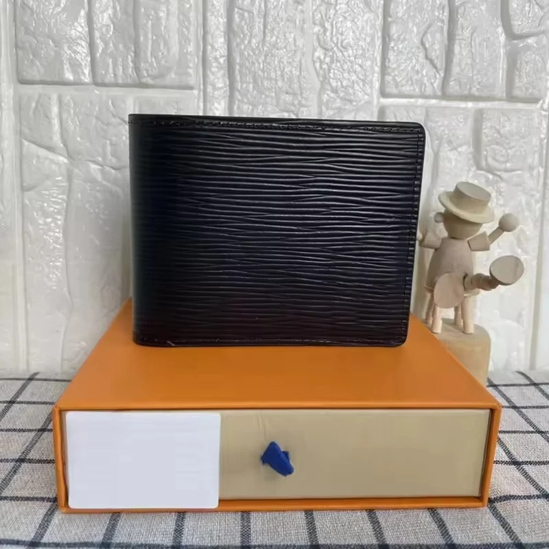 Wholesale Designer Wallets with logo Luxury Genuine Leather Cardholders purse Men Pocket Wallet