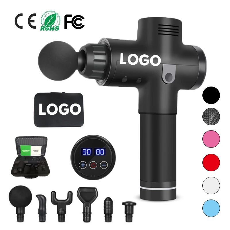  Custom Logo Dropshipping Deep Tissue Massage-Gun Mini Massager Vibration Muscle Message Pistola Masaje Massage