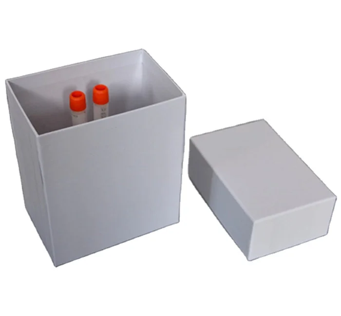 
 Medical Cryogenic Equipments Cryogenic Vials Storage Box Customize Cardboard Cryovial Box Cryogenic Tube Box  