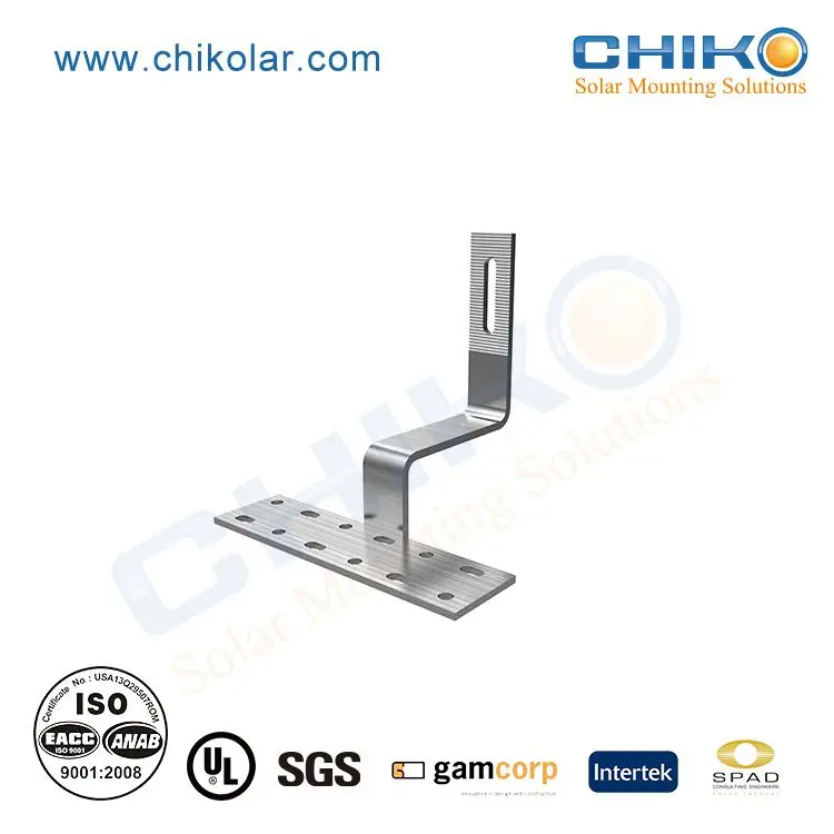 Solar Panel Mounting Rails Structure Hook Free Sample S Tile Roof Bracket Overseas warehouse Racking System Customized solutions