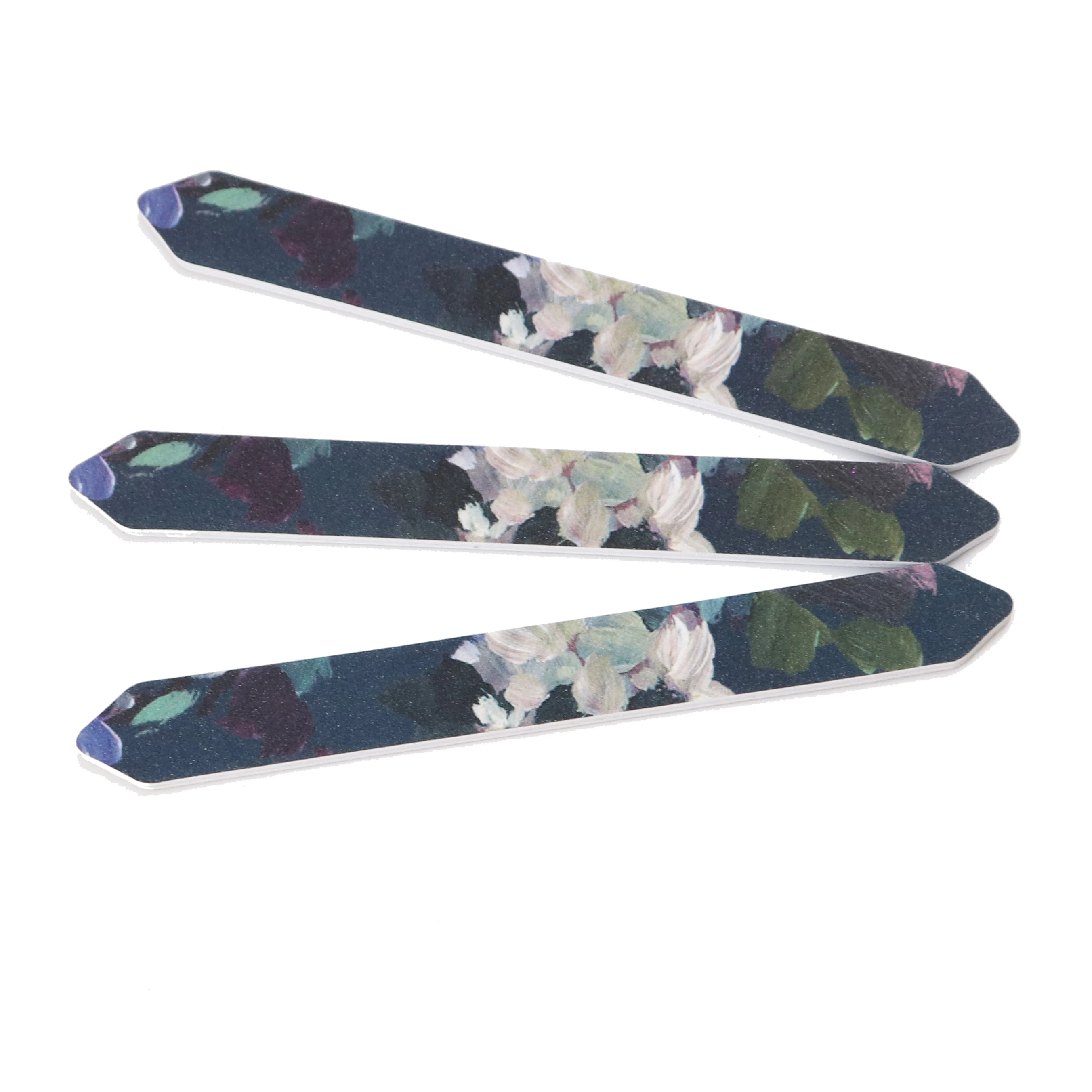 ZIRI Fashion Top Quality High End Flower Printed Double Sided Personality Nail File