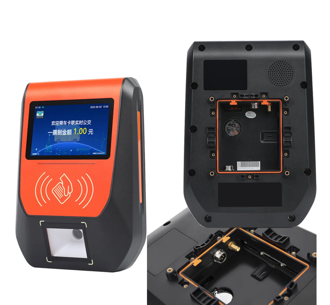4G/WIFI bus fare collection device automated ticketing system bus smart card reader cashless payment system