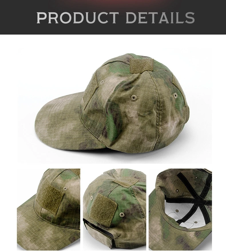 Khaki Color Outdoor Sports Camo Hat Tactical Hiking Baseball Cap