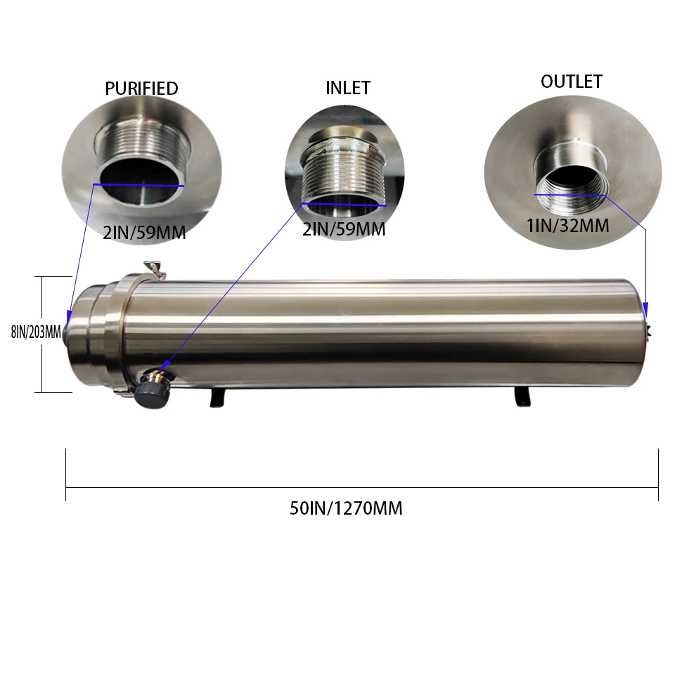 SWKW203-20000L Ultra-large flow 304 stainless steel ultrafiltration water treatment system water station equipment water filter