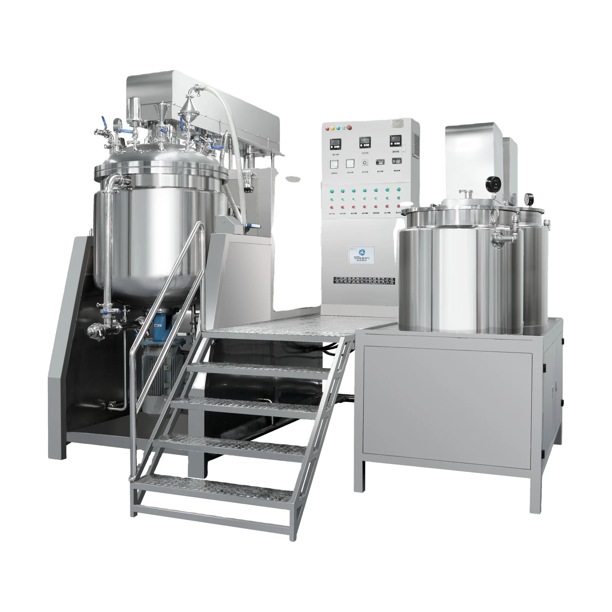SINA EKATO 300L Cosmetic Mixer Tanks High Speed Soap Mixing Detergent Liquid Emulsifying Mixer Machine