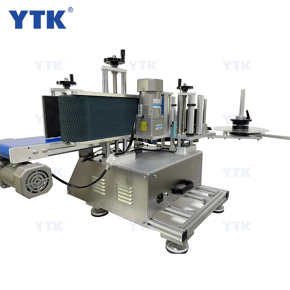  YTK-150 Высокое качество пластиковая машина для нанесения этикеток на верхнюю аппликатор столешница Этикетировочная круглых бутылок портативный принтер