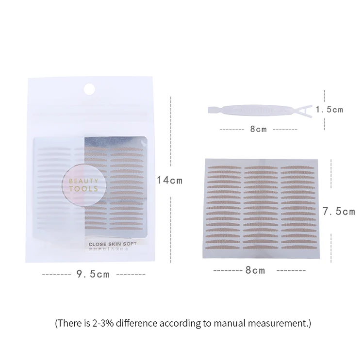 Lameila S size Waterproof eyelid tape Eye Makeup Tools 120pairs Natural Invisible Lace Double Eyelid Tape Stickers A461