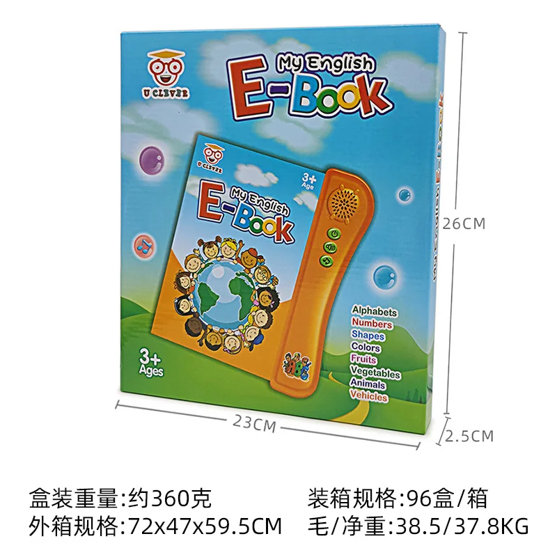 Children Early Learning Interactive Sound Books Preschool English Enlightenment Education E-book Kids Abc Learning Audio Book