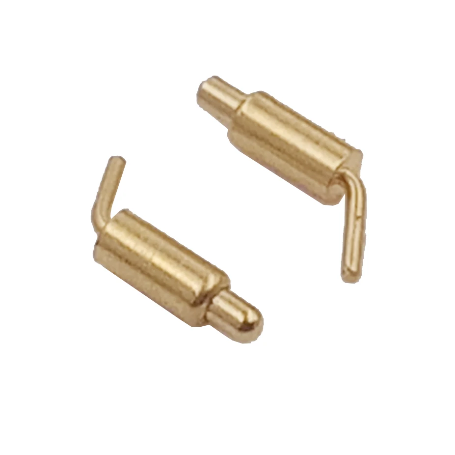 High Current gold plated 20000 life-cycle Right angle spring loaded pogo pin connector