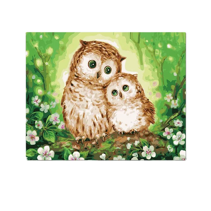 Drop shipping Wholesale Customized Diy Paint By Number 100% Handmade Oil Decorative Painting