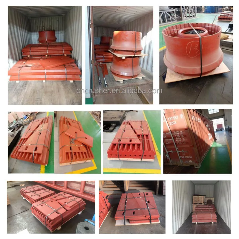High Mn Steel Jaw Plates For Jaw Crushers