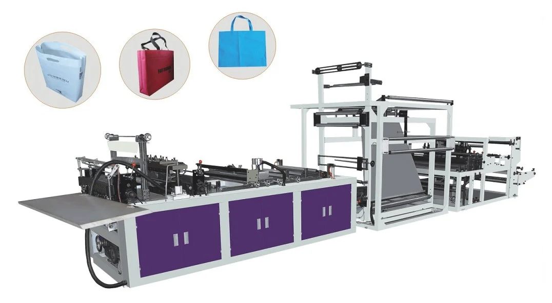 Automatic non woven box type carry bag making machine