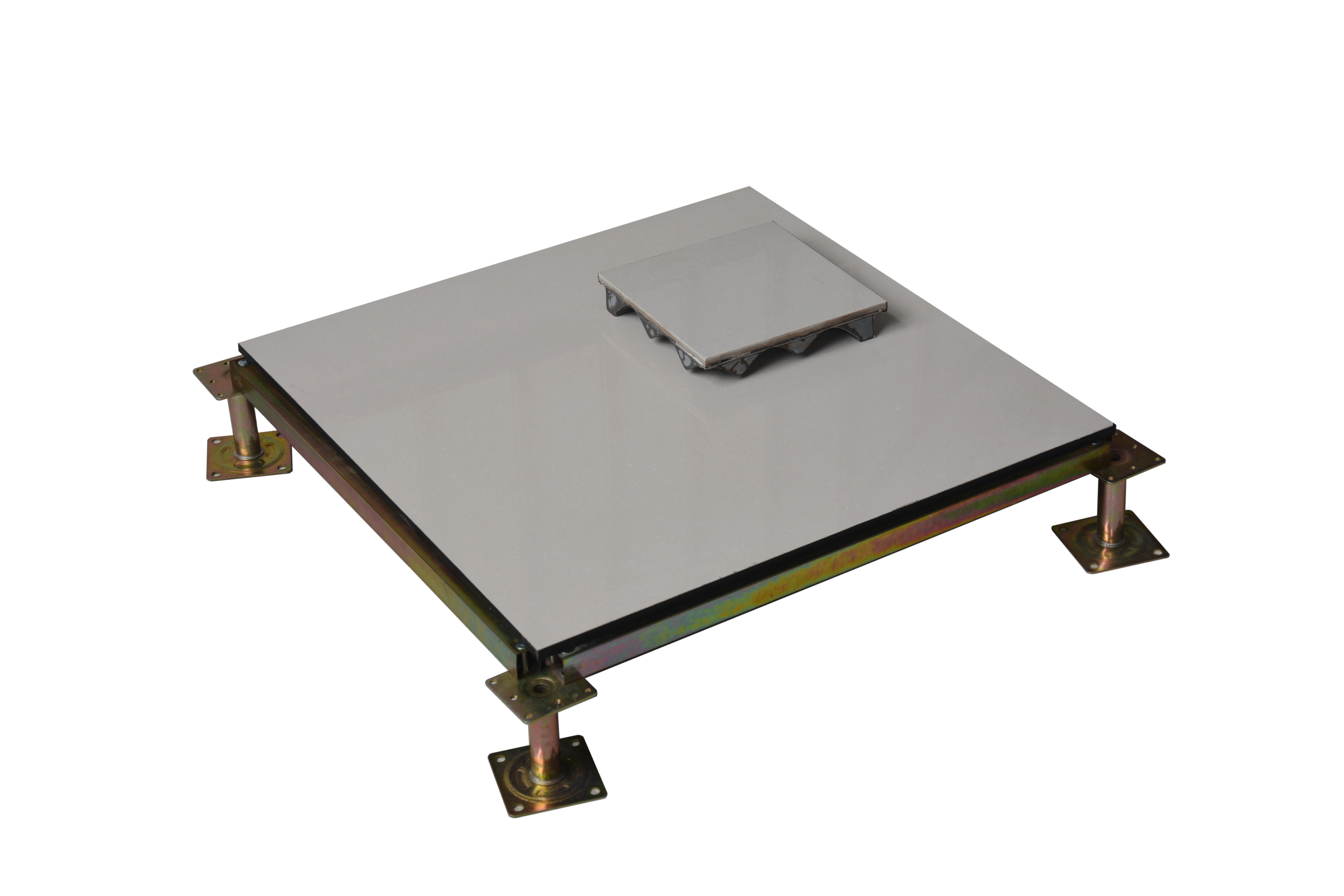 Factory mass production of high quality wear-resistant anti-static ceramic veneer raised floor