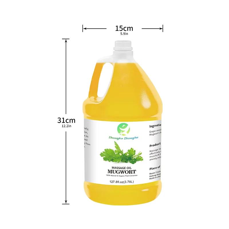 Wholesale 3.8L Cold Pressed Wormwood Oil from Seed Liquid Form Barrel Base Essential Oil