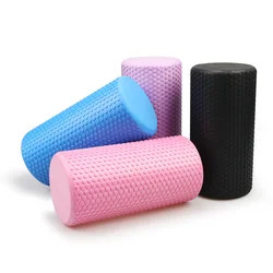 Wholesale high Density Colourful Half Round Soft EVA Foam Yoga Roller  Fitness Pilates  Foam Roller