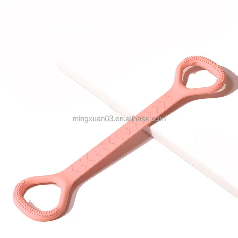 8-Figure Silicone Resistance Band, Arm Back Shoulder Exercise Elastic Rope, Yoga Stretching Fitness Band for Back Stretching