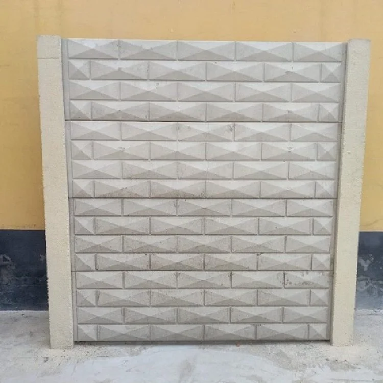 Courtyard cement wall fence form concrete prefabricated enclosure Prefabricated fabricated wall fence precast concrete mold