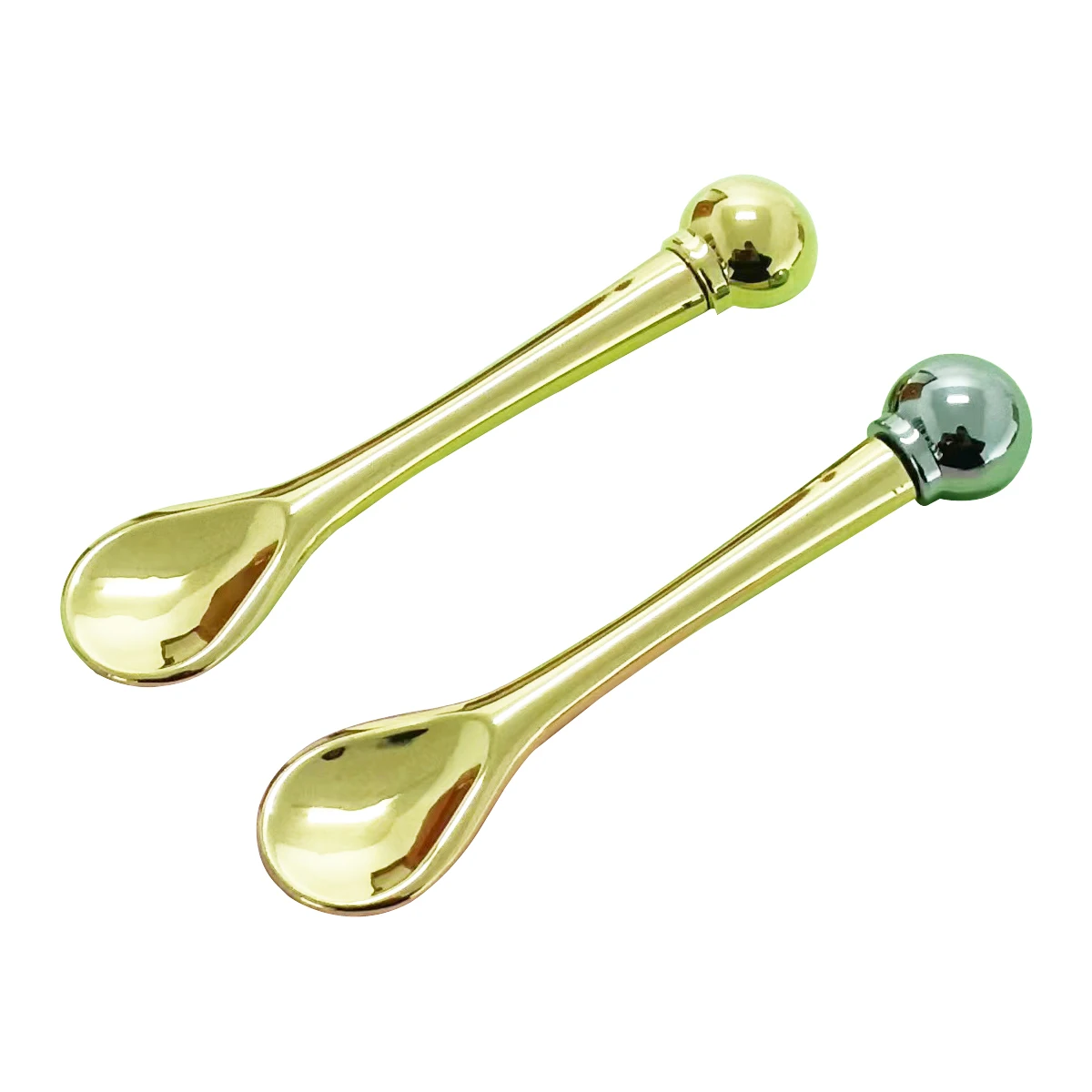 Eye Cream Massage Sticks Product Eye Cream Spoon Beauty Cosmetic Spatula 6cm 10cm 9cm Gold Silver Facial Cream Spoon