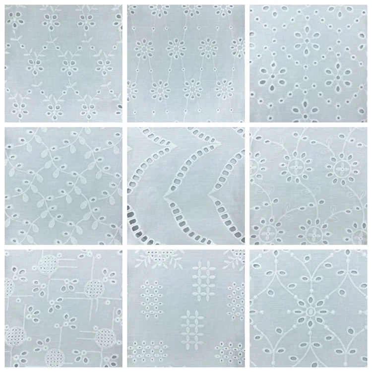 Европейская Ткань 100% хлопок кружево Дубай швейцарская вышитая ткань вышивка для платья