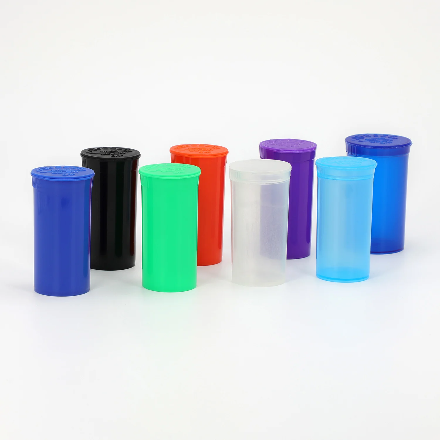 Wholesale Different Size Pop Top Vial Child Proof Flower Packaging Pop Top Tube