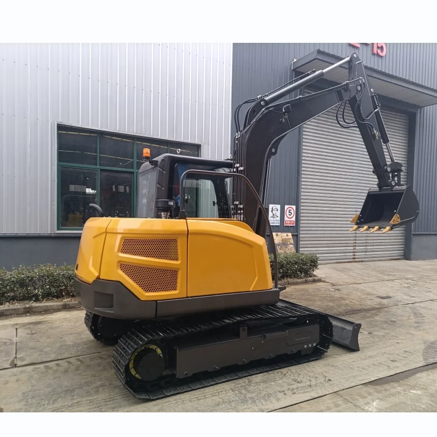 Excavators Mini 6 Ton Tractor Excavator Factory 6 ton 7 ton 8 ton hydraulic crawler excavator price for sale ready in warehouse